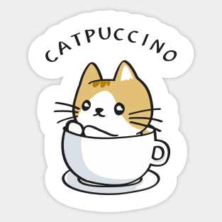 catpuccino Sticker